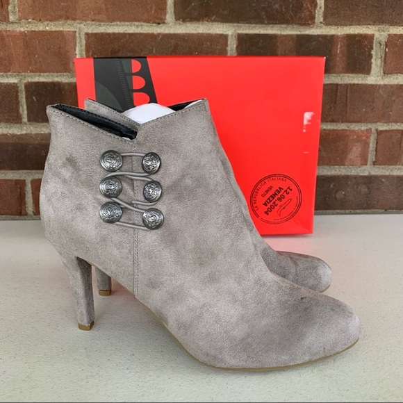 Rialto Women’s Cairo Fabric Closed Toe Ankle Boots, Light Grey US 9.5 M NEW - Picture 1 of 10